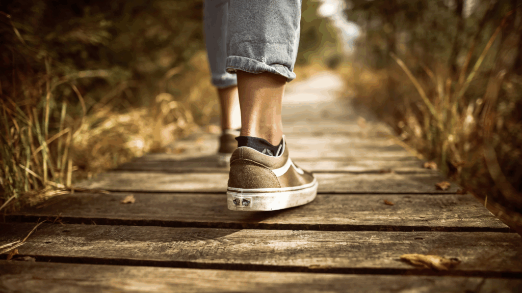 7 gewoontes, wandeling, stressvrij